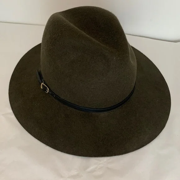 Topshop Fedora NWT Teak Rancher - Wool Felt Fedora Hat (Brown) | Lack of Color [US] main image 2